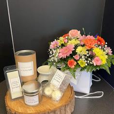 Flowers and Candles