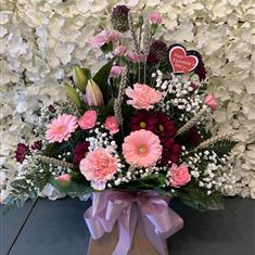 Valentines florist choice gift box 