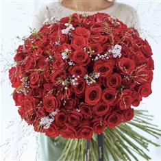 100 Red Rose Bouquet