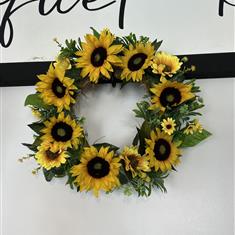 Sunflower Door Wreath