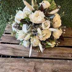 Peony and pampas 