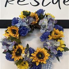 Spring door wreath 