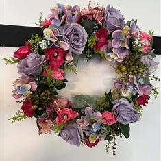  Silk Door wreath 